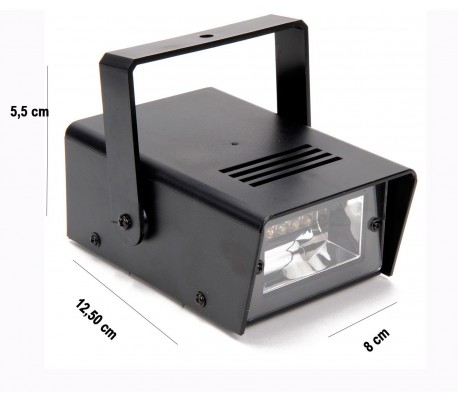 Foco 5 LED de luz estroboscópica PARTY FUN LIGHT para la discoteca y eventos