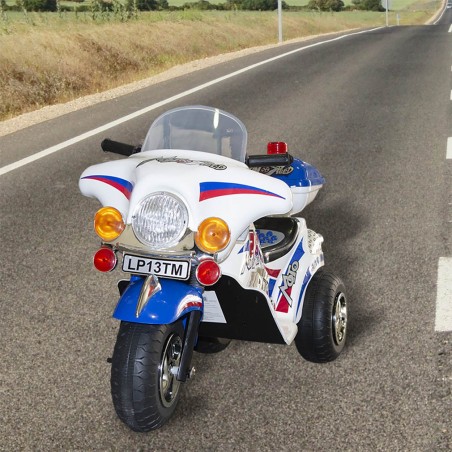 19560 Moto eléctrica infantil SPRINT 6V control a pedal luces y sonidos