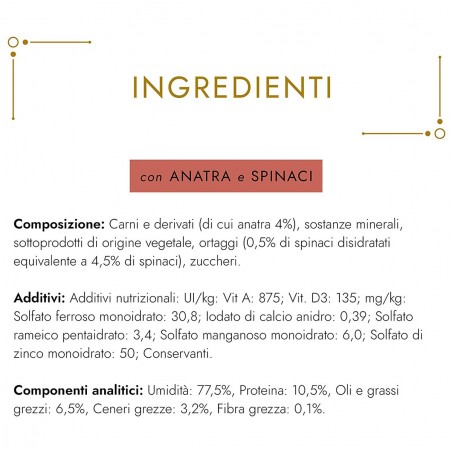 046933 12 latas Purina Gourmet gold para gatos de 85 gr con espinacas y pato
