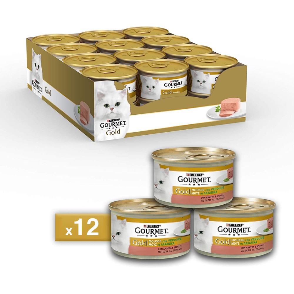 046933 12 latas Purina Gourmet gold para gatos...