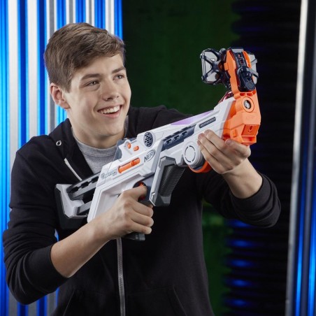 499717 Rifle láser Pantalla LCD Nerf Laser ops pro deltaburst con aplicación