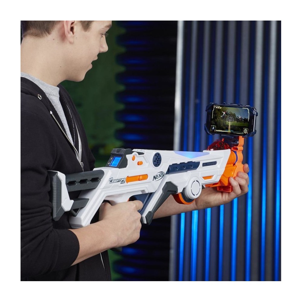 499717 Rifle láser Pantalla LCD Nerf Laser ops...