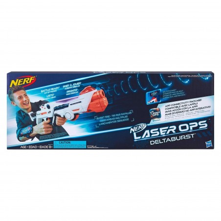 499717 Rifle láser Pantalla LCD Nerf Laser ops pro deltaburst con aplicación