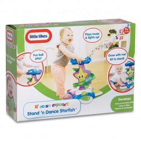 638602 Estrella de mar coloreada con base y espiral Little Tikes para bebés