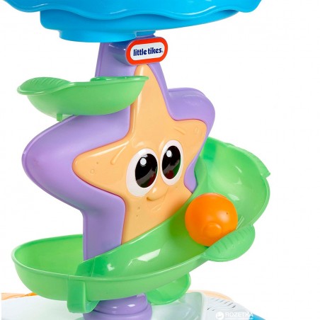 638602 Estrella de mar coloreada con base y espiral Little Tikes para bebés