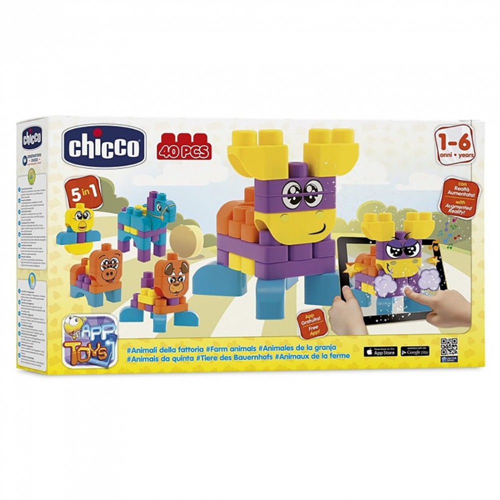 054213 Animals Chicco Farm construcciones 40...