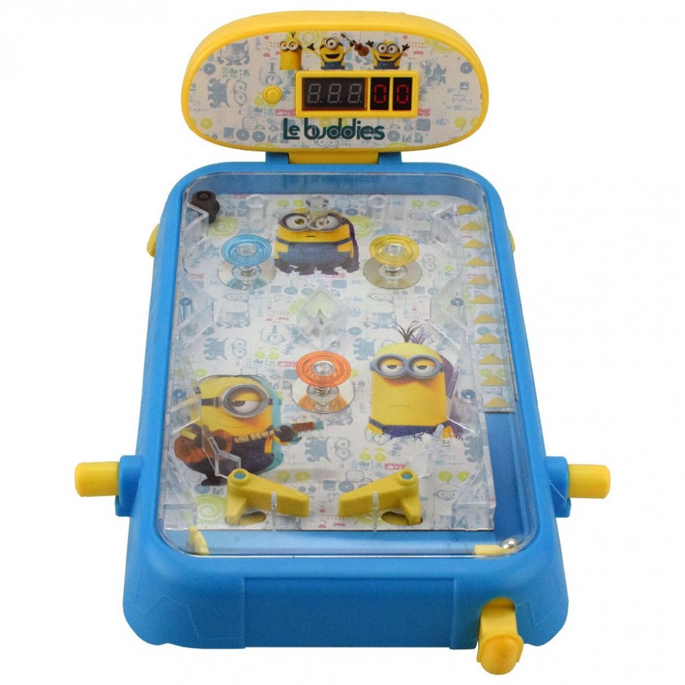 309735 Super pinball MINIONS para niños con pantalla digital de luz y sonidos