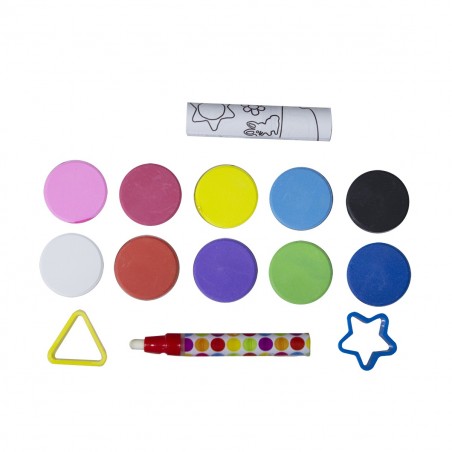 034843 Juego de actividades educativo Play Doh & Paint con formas y rotuladores