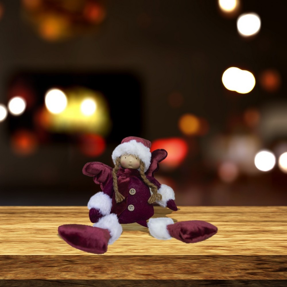 305097 Hada roja sentada decoración para...