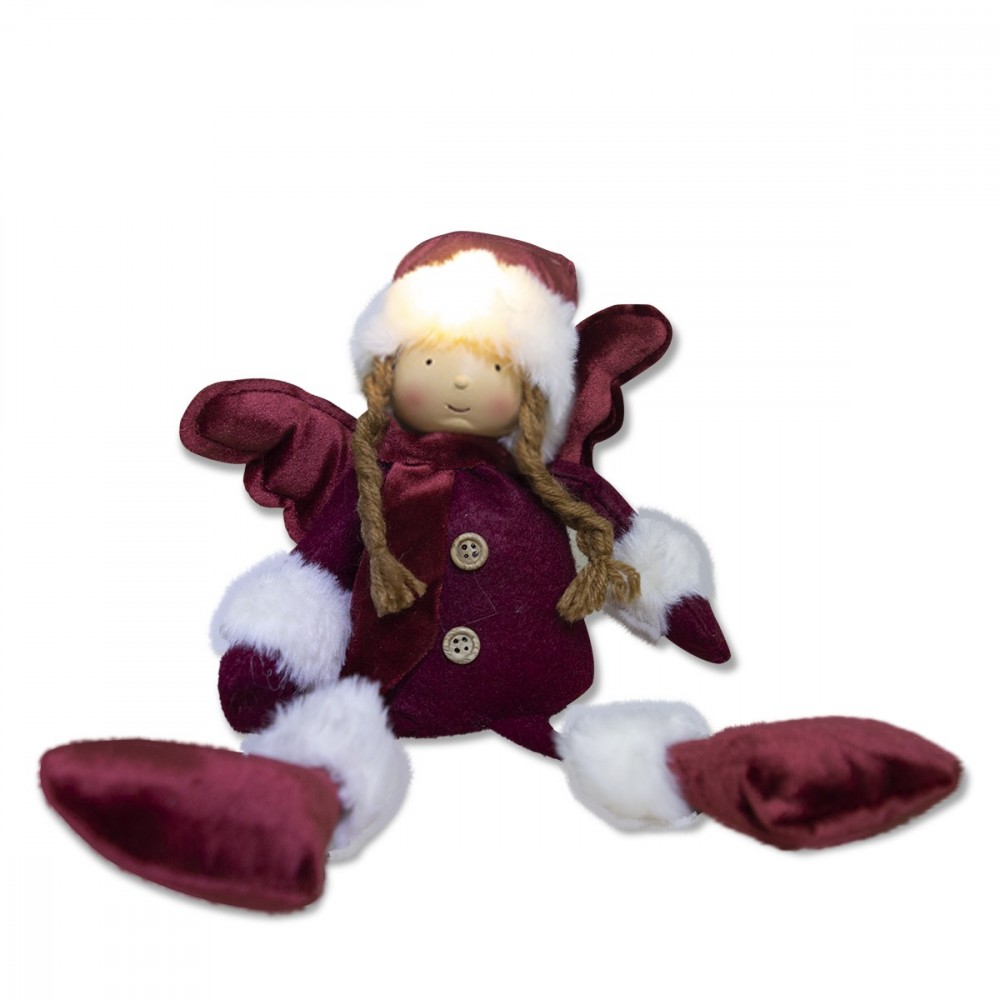 305097 Hada roja sentada decoración para...