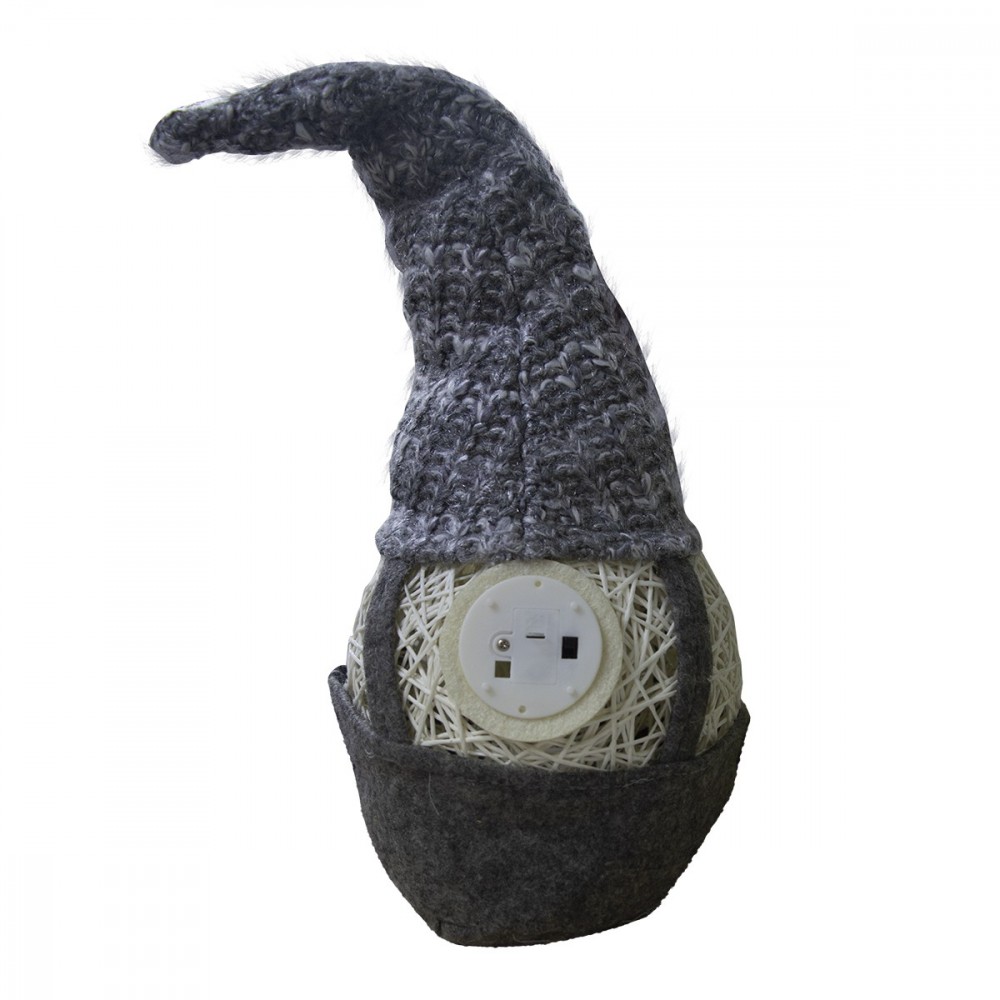 308027 Gnomo de Navidad para decoración Gris...