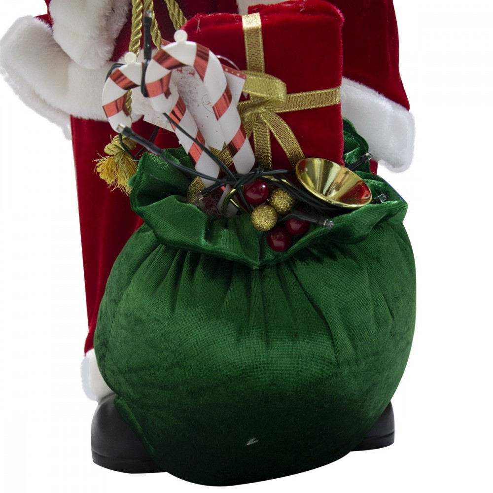 900652 Papá Noel rojo con saco para decoración...