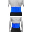 Banda elástica corsé faja lumbar ajustable para el dolor y ayudar a la sudoración en neopreno AZUL