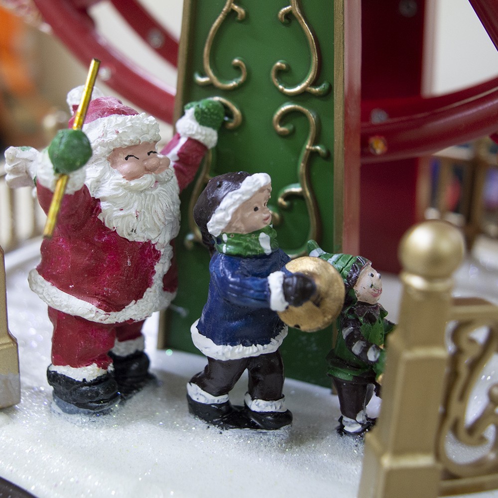 367004 Carrusel navideño Noria con luces,...