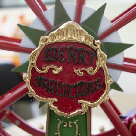 367004 Carrusel navideño Noria con luces, movimiento y música 29x21 cm