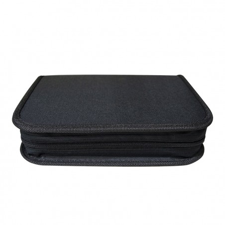 Juego Poker con estuche de viaje 150 fichas 1 baraja de cartas y alfombra CASINO