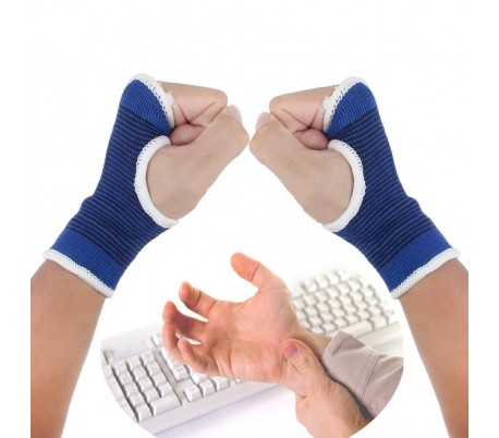 X2 Muñequera para el dolor / lesión AZUL