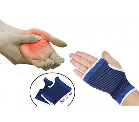 X2 Muñequera para el dolor / lesión AZUL