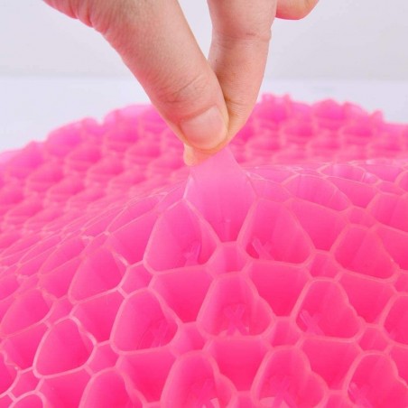 210238 Cojín de gel nido de abeja forma de corazón multifuncional transpirable
