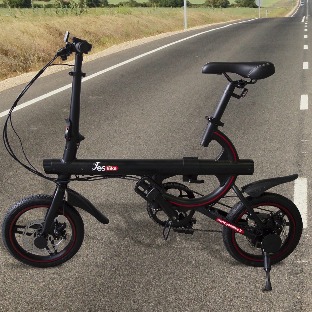 Bicicleta eléctrica para adultos SMART 14" 3 velocidades 250W 5.8Ah y pantalla
