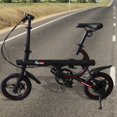 Bicicleta eléctrica para adultos SMART 14" 3 velocidades 250W 5.8Ah y pantalla