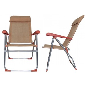 379530 Pack 2 sillas reclinables en 8 posiciones tubo de...