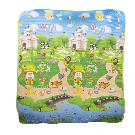 013272 Maxi alfombra 2 en 1 diseñada en las 2 caras alfombra suave 150x180 cm