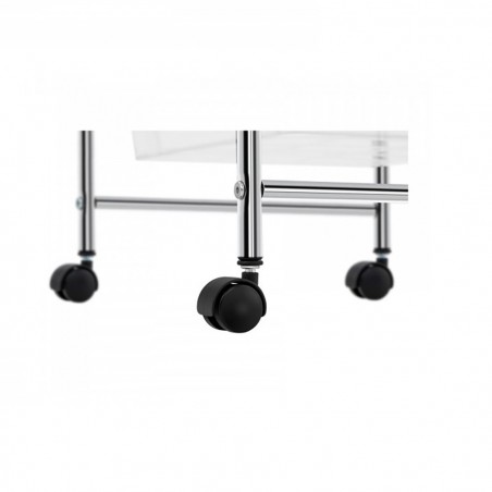 Carro multifuncional objetos del hogar o esteticista 4 cajones blanco y ruedas