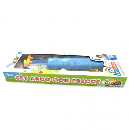 258045 Juego de arco y cestita con tres flechas juguete educativo para niños