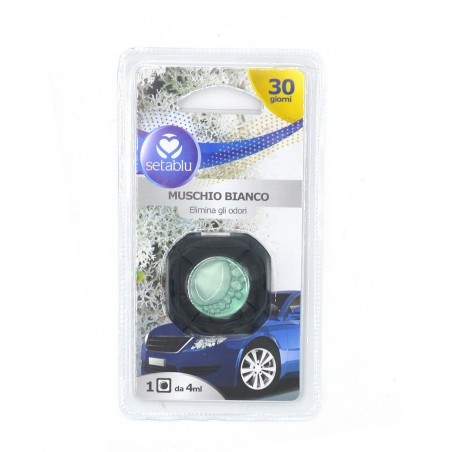 591748 Ambientador de coche Setablu aroma Muschio bianco elimina malos olores4ml