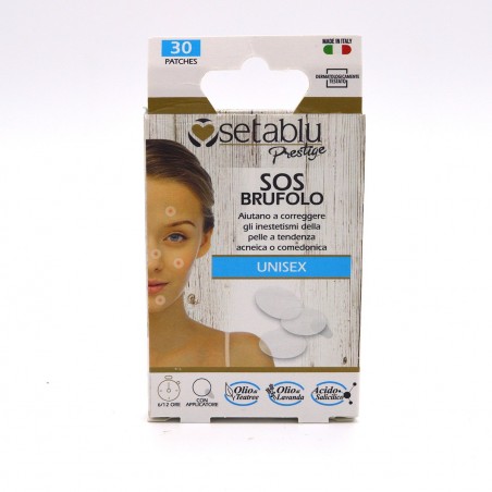 167573 30 parches SOS Granos Setablu Unisex con aplicador de 6/12 horas