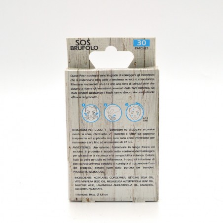 167573 30 parches SOS Granos Setablu Unisex con aplicador de 6/12 horas