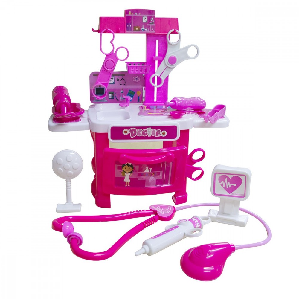 511312 Set médico con accesorios para niños 28,5x28,5 cm primeros auxilios