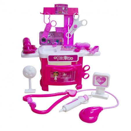511312 Set médico con accesorios para niños 28,5x28,5 cm primeros auxilios