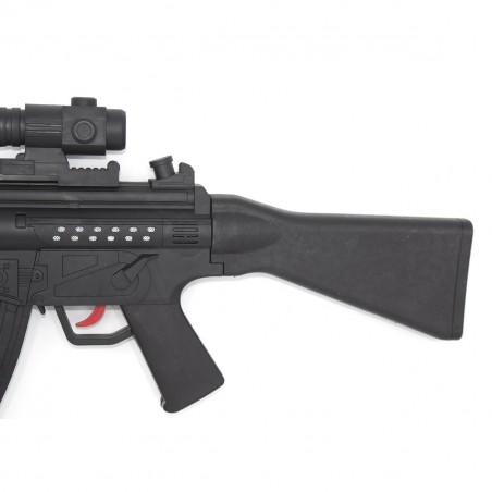 358771 Metralleta de juguete MP5 con proyector y sonidos color Negro 62x23 cm