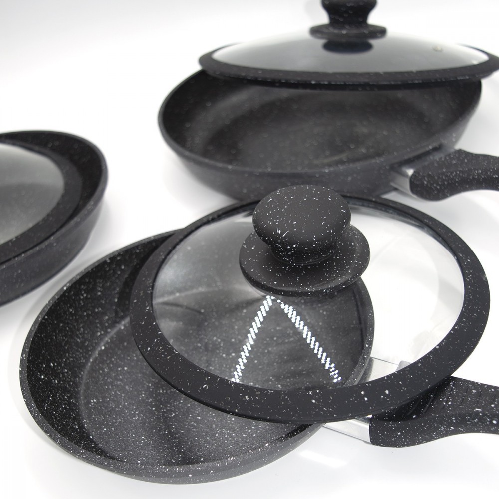 120001 Set 3 sartenes y 3 tapas DGBAVARIA...