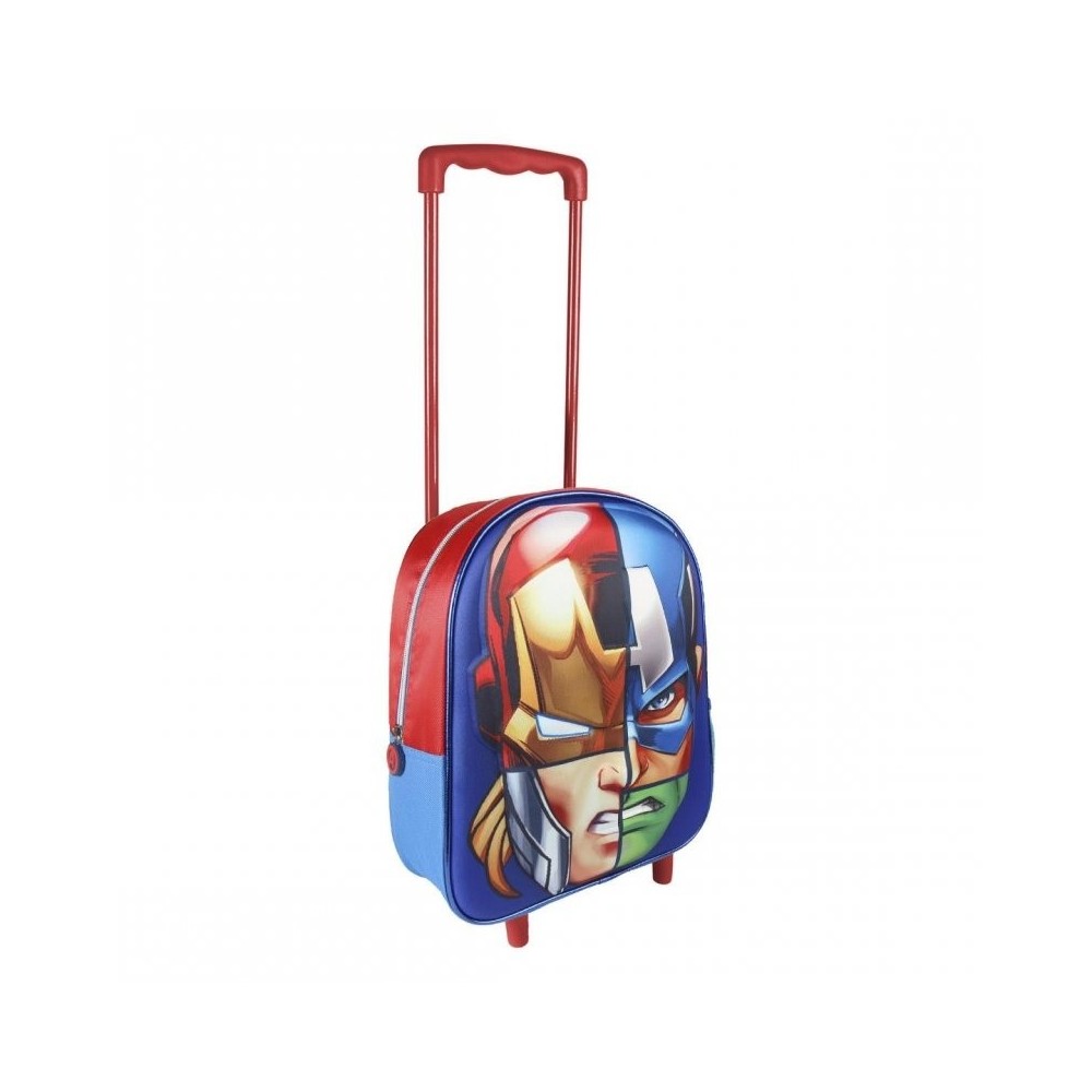 21-2102 Mini mochila 3D para colegio o tiempo libre Marvel Avengers 25x33x10 cm