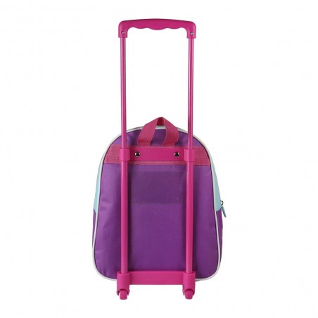 21-1955 Mini mochila 3D colegio o tiempo libre shimmer and shine rosa 25x33x10cm