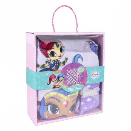22-3380 BoxRegalo Manta polar antifaz para dormir y calcetines Shimmer and shine
