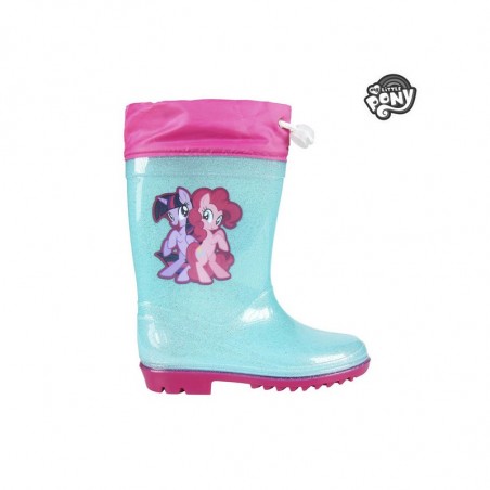 23-3496 Botas de agua para niñas MY LITTLE PONY de goma y color turquesa y rosa