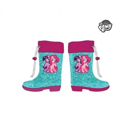 23-3496 Botas de agua para niñas MY LITTLE PONY de goma y color turquesa y rosa