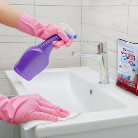 592226 Toallitas higienizantes para baño Setablu sin aclarado 24 toallitas