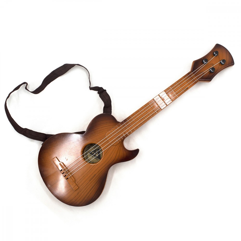 082007 Guitarra clásica para niños RemiToys en madera marrón claro 41x17 cm