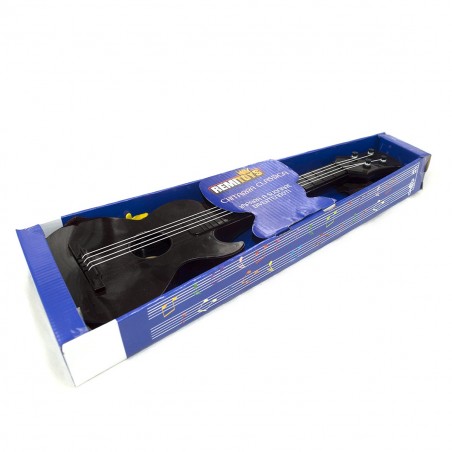 082007 Guitarra clásica para niños RemiToys en madera marrón nogal 41x17 cm