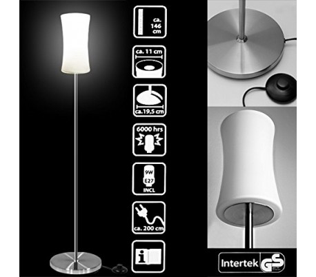 Lámpara de pie 9 LED con altura de 146 CM - LIFETIME