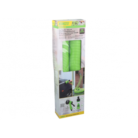 074283 Manguera de jardín extensible 30Mt FUBUCA 7 funcionalidades acople rápido