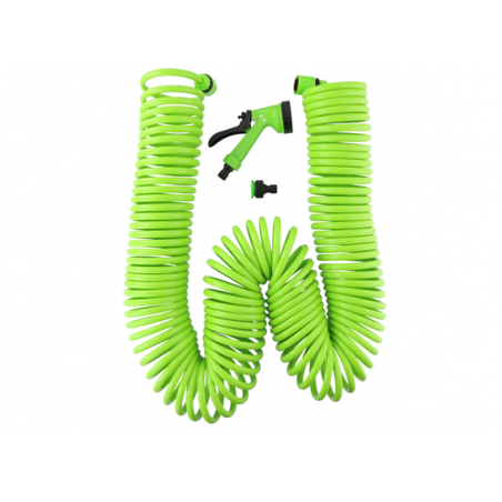 074283 Manguera de jardín extensible 30Mt FUBUCA 7 funcionalidades acople rápido