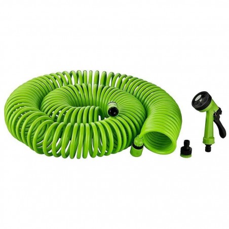 074283 Manguera de jardín extensible 30Mt FUBUCA 7 funcionalidades acople rápido