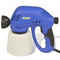 Pistola aerógrafo pulverizador de pintura funciona a corriente (80W) con tanque de 800ML KINZO Pistola aerógrafo pulverizador de pintura funciona a corriente (80W) con tanque de 800ML KINZO