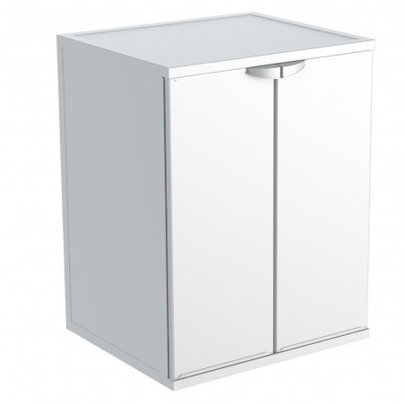 9239 Mueble en resina rígida para lavadora 57,5x68 cm Cierre magnético